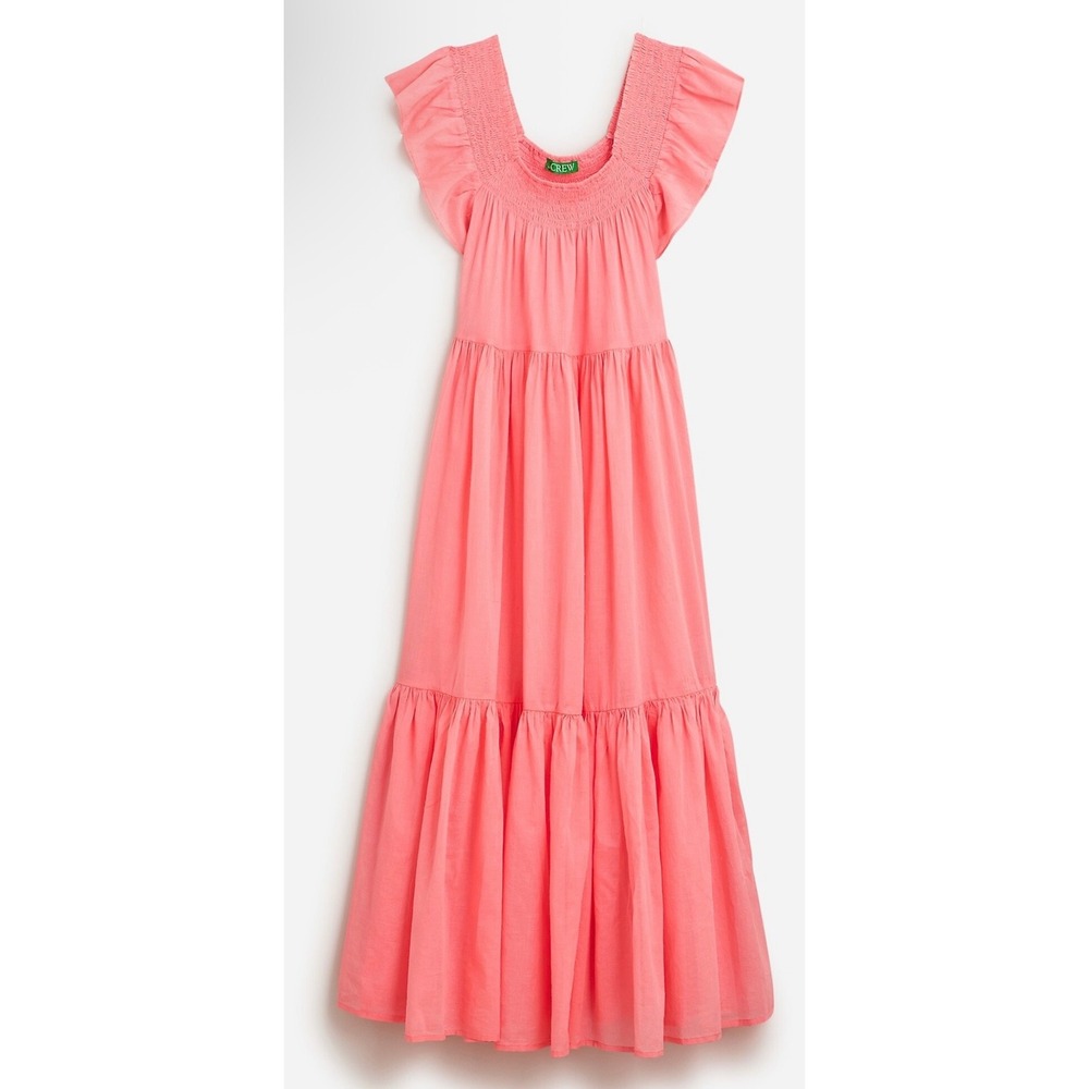 J.Crew flutter sleeve cover up maxi dress